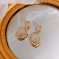 thumbnail image 2 of 3D geometric cat eye earrings, 2 of 6