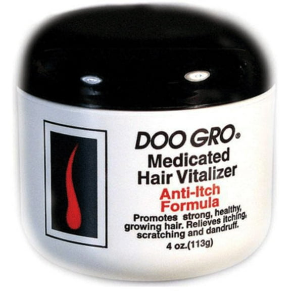 DOO GRO Medicated Hair Vitalizer Anti-Itch Fomula, 4 oz (Pack of 3)