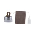 thumbnail image 3 of Almencla Four à Alcool Mini Brûleur Portable pour Alcools pour Randonnée Touristique Argent, 3 of 8