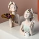 thumbnail image 4 of Estatuilla de resina de estilo nórdico, estatua de mariposa, figuras decorativas para el hogar, decoración de , manualidade piezas de , ador Café20x17x27cm Colco Figuras de niña de resina, 4 of 4