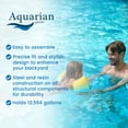 thumbnail image 2 of Aquarian Pools Fuzion Series 24' x 52" Round Above Ground Swimming Pool, 2 of 4