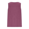 thumbnail image 7 of Admvng Tank Top for Women Plus Size V-Neck Solid Color Loose Fit Casual Summer Sleeveless Top L-5XL, 7 of 7