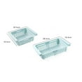 thumbnail image 2 of Organisateur de Tiroir de Réfrigérateur, 3 Pack Boîte de Rangement Rétractable pour Réfrigérateur, Design Unique Bacs Coulissants, Boîte de Rangement pour Étagère de Réfrigérateur, Petite Taille, Adapté pour Étagère de Réfrigérateur en Dessous, 2 of 7
