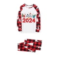 thumbnail image 2 of Matching Christmas Pajamas for Family Christmas Onesie, Family-oriented Red Checkered Shirt Christmas Pjs, Perfect for Christmas Morning & Family Photos, 2 of 4