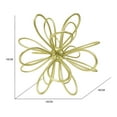 thumbnail image 7 of (4 pack) Mainstays 6in x 6in Contemporary Metal Floral Tabletop Orb, Gold, 7 of 7
