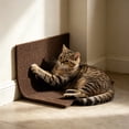 thumbnail image 4 of Trimmable Adhesive Cat Scratch Mat, Beige Cloth Scratching Pad, Self-Adhesive for Cat Trees Furniture Walls, Protects Surfaces from Scratch Damage Durable, 4 of 5