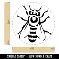 thumbnail image 2 of European Honey Bee Insect Beekeeping Self-Inking Rubber Stamp Ink Stamper - Fuchsia Ink - Medium 1 Inch, 2 of 7