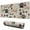 Paw Prints, variant on Long Mouse Pads for Desk,Paw Prints and Bones Desk Mats on Top Of Desks, Desk Mouse Pad Extra Large with 3mm Non-Slip Base and Stitched Edge for Gaming,Office,Work,Home 31.5"x11.8"