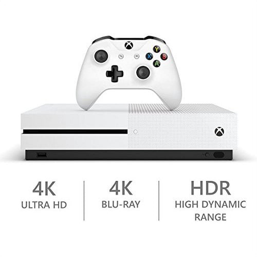Microsoft Xbox One S 500GB Console, White