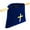 Blue, variant on WEUVEB Blue Church Offering Bag Wooden Fabric 1Set Designed For Ceremonies