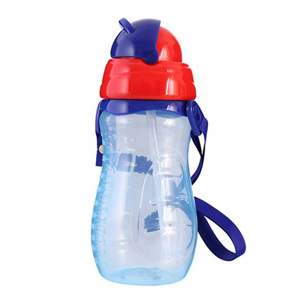 Infant Baby Drinking Water Straw Bottle PP Plastic Baby Training