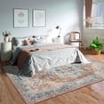 thumbnail image 4 of GLN Rugs Hopa - Indoor, Machine Washable Area Rug 8'x10' Turkish Brown Home Carpet, 4 of 8
