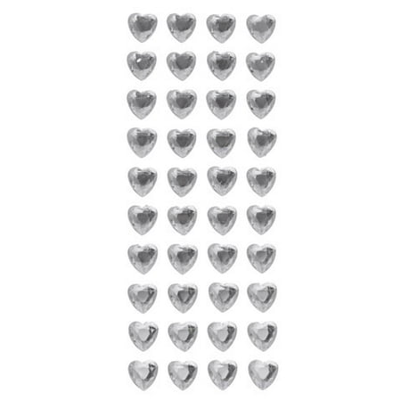 - Adding a little sparkle is as easy as using our heart bling stickers. These 8mm crystal rhinestone stickers are great for cards, scrapbook pages and more.