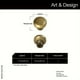 thumbnail image 2 of QUTETN 12pcs Elegant Antique Brass Cabinet Knobs - Classic Round Kitchen Hardware, Vintage Mordern Drawer Pulls Sleek Retro Dresser Handles, 2 of 4