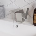 thumbnail image 6 of Carre Single Hole, Single-Handle, Bathroom Faucet in Brushed Nickel, 6 of 13