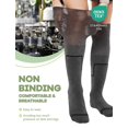 thumbnail image 4 of Calcetines para botas de senderismo SONORAN de viscosa de bambú, 2 pares, grises, 4 of 6