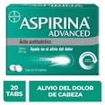 thumbnail image 1 of Aspirina Advanced 500 mg 20 Tabletas, 1 of 4