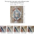 thumbnail image 2 of JV Home Area Rug Napoli Beige Multicolored 7'6"x10' Washable Carpet Anti Slip, 2 of 7