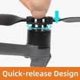 thumbnail image 4 of Moyic Hélice de Dron con Control remoto, hélices de cuadricóptero de bajo ruido, accesorios, suministros para aviones, piezas de repuesto ligeras Accesorios para aéreos 2 Pares Naranja, 4 of 8