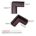 thumbnail image 2 of Unique Bargains Desk Tables Edge Foam Corner Cushions Guards Strip Roll Soft Bumper Protector with Stick Tapes Dark Brown, 2 of 7