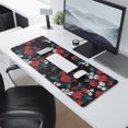 thumbnail image 2 of Long Mouse Pads for Desk,Pioneer Flower Floral Print Pattern Desk Mats on Top Of Desks, Desk Mouse Pad Extra Large with 3mm Non-Slip Base and Stitched Edge for Gaming,Office,Work,Home 31.5"x11.8", 2 of 6