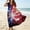 Royal Blue, variant on 250th Anniversary Maxi Dress for Women 1776-2026 - Patriotic American Flag Gradient Print V-Neck Short Sleeve Loose Swing Dress - Boho Flowy Summer Beach Long Dress Royal Blue XL