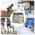 thumbnail image 7 of Men's Boxer Briefs, Vintage Hummingbird Flower Soft Comfy Mens Underwear Boxer Briefs Breathable With Widen Waist, 7 of 7