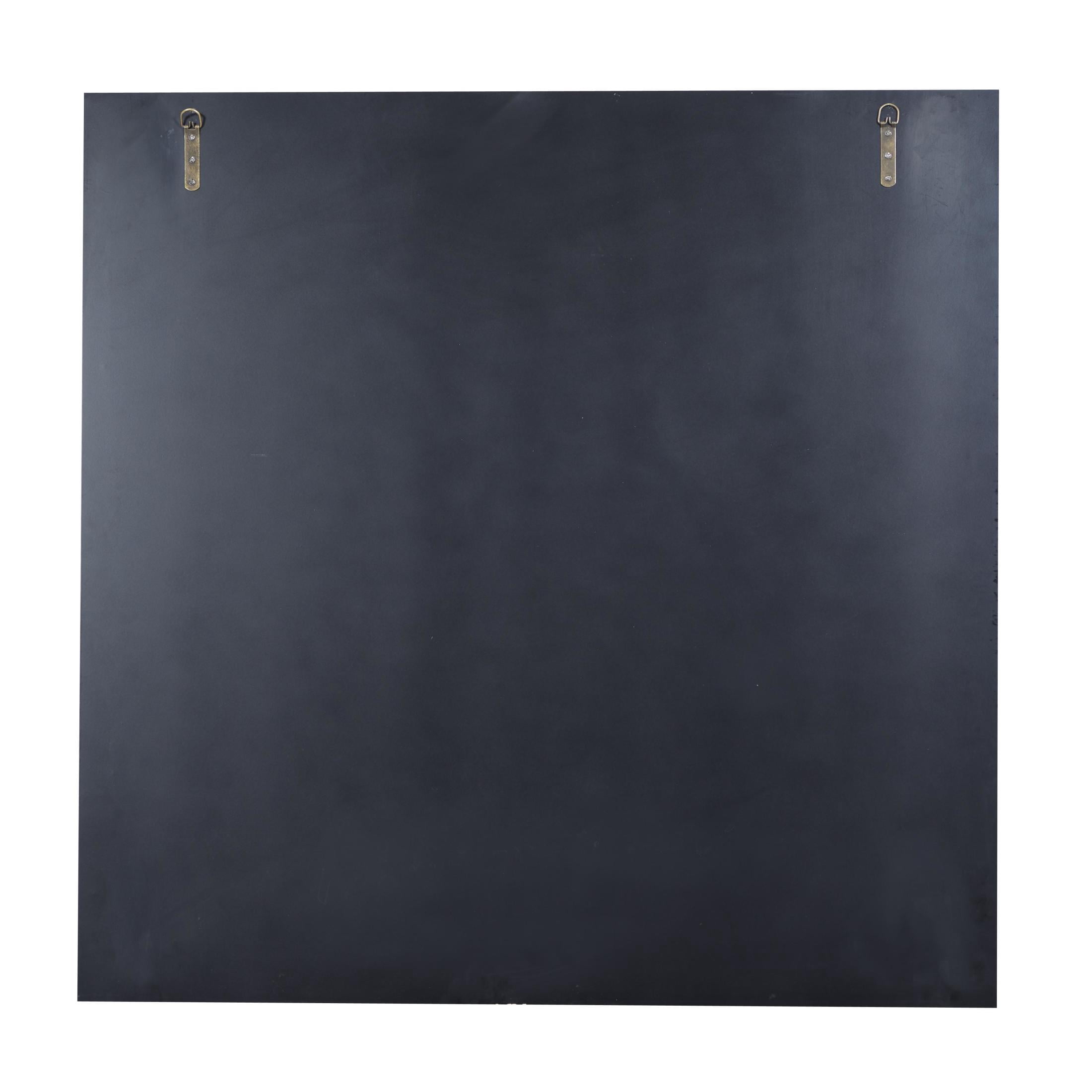 DecMode 39" x 40" Silver Wall Mirror