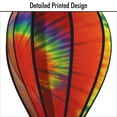 thumbnail image 3 of In The Breeze 0994 — Tie Dye Hot Air Balloon Spinner 25" x 14" — Colorful Wind Spinner for Yards and Gardens, 3 of 5