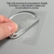 thumbnail image 3 of Toystoory Protector de pared de silicona transparente para oficina en casa, manija de puerta elástica autoadhesiva para baño y sala de estar, Almacenamiento y organización del hogar 40x6mm 6 piezas, 3 of 6