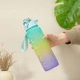 thumbnail image 3 of Tasse en Plastique Grande Capacité 1L Couleur Dégradée Mode Simple, 3 of 6