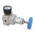 thumbnail image 1 of Air Pressure Regulator Relief Valve Controller Aluminium Alloy with Gauge Automatic for Home Garage Workshop, 1 of 7
