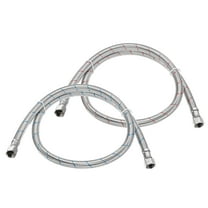 Uxcell 2-Pack 35 Inch Faucet Hose Connector, 9/16" x 9/16" Female Thread Connector for Bathroom