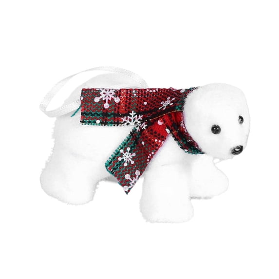 Linyer Christmas Pendant Bear Christmas Tree Hanging Ornaments Christmas Holiday Decorations Party Supplies Christmas bear