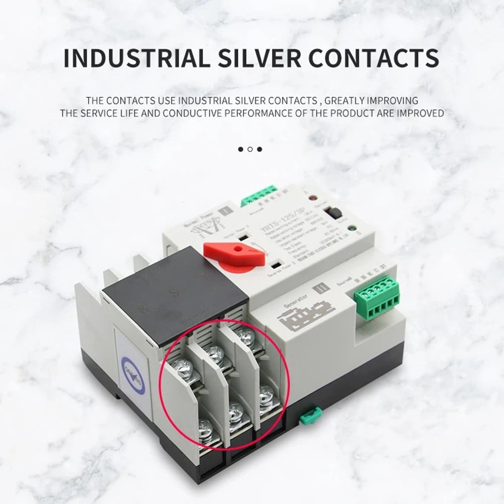 2P100A Solar/Pv Dual Power Automatic Transfer Switch Generator Changeover Switch