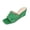 Green, variant on Women Wedge Slippers Square Open Toe Flocked Fabric Slip On Heeled Mules Summer Dress Slipper Shoes, Mint Green