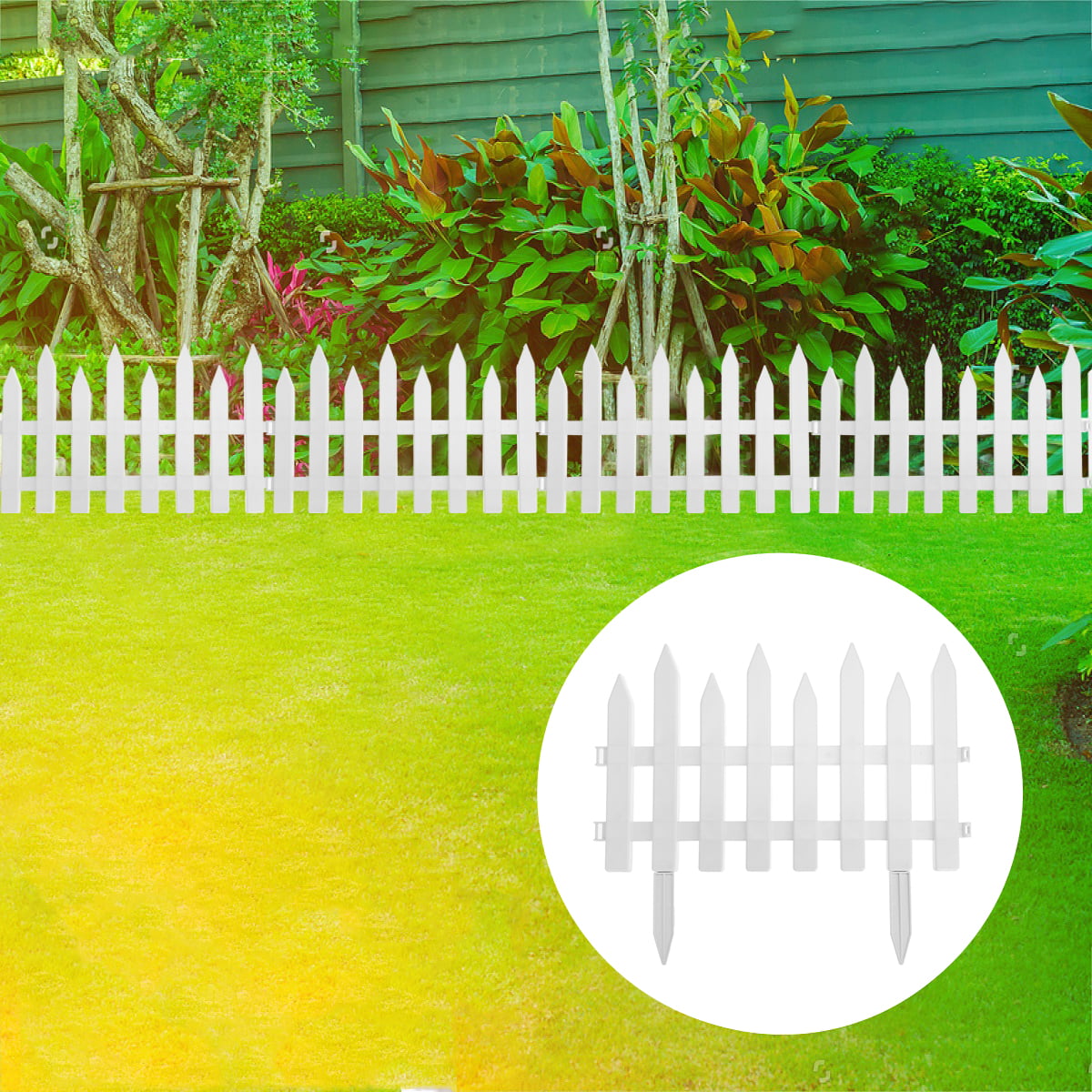 Plastic Garden Border Fence comes with click and clip attachment at each side107 