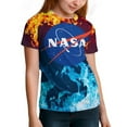 thumbnail image 6 of NASA T-Shirts for Boys Girls, Kids 3D Print Short Sleeve, Unisex Crew Neck Tee Shirts for Youth, 6 of 9