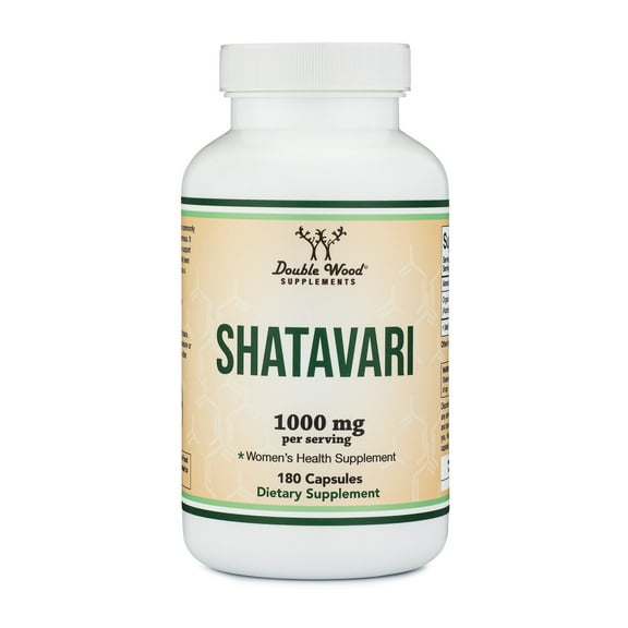 Shatavari Supplement, Supports Immune Health and Production of Prolactin, 180 x 1000mg Capsules