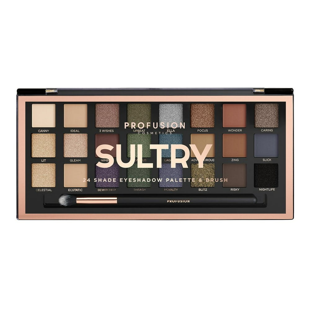 Profusion Cosmetics Eye Shadow Sultry 24 Shade Palette