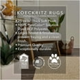 thumbnail image 6 of Koeckritz Rugs Soft & Cozy Saw Dust 3'x5' Oval Indoor Area Rug for Living Room or Bedroom, 6 of 7
