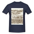 thumbnail image 4 of Bingfone Vineyard Landscape 1 Men'S Loose Fit Short-Sleeve Pocket T-Shirt, 4 of 7