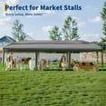 thumbnail image 5 of Arigeas 10'x30' Pop Up Canopy Tent, Easy Outdoor Sun Shade Shelter with Adjustable Height & Portable Roller Bag, 5 of 7