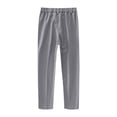 thumbnail image 6 of YOUYEDIAN Boys Dress Pants Slim Fit School Uniform Pants for Boys Adjustable Waist Trousers (Gray, 11-12 Years), 6 of 6