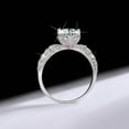 thumbnail image 5 of Moissanite Rings for Women 1ct D Color VVS1 Clarity Red/Green/Pink Diamond Engagement Rings S925 Sterling Silver Moissanite Wedding Rings with Certificate, 5 of 9