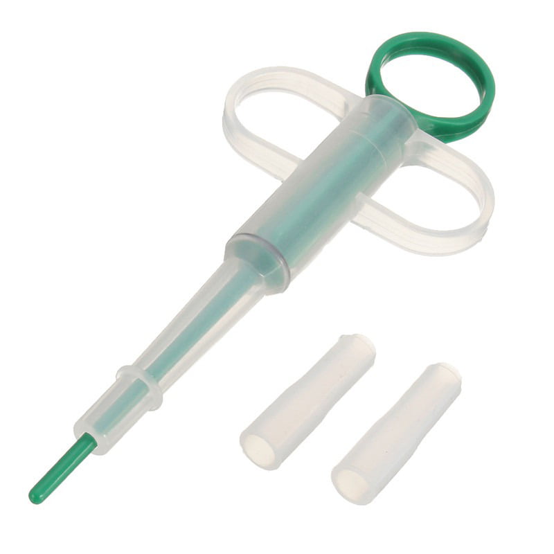 bundet kalorie Træde tilbage Pet pill shooter for cats and dog with Soft Tip Medical Feeding Tool  Silicone Syringes - Walmart.com