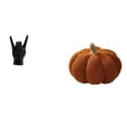 thumbnail image 1 of Estatua de mano con gesto de roca, figuritas de calabaza, suave, decoración del hogar, material de resina, adecuado para dormitorio, sala de estar, of, 1 of 8