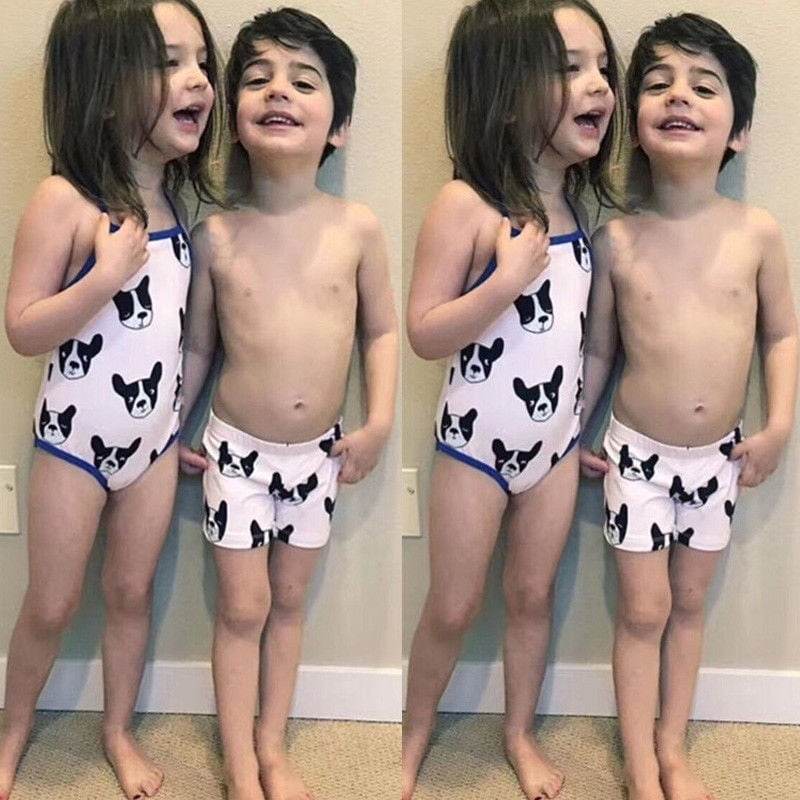 brother sister matching swimwear