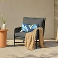 thumbnail image 5 of Outdoor Lumbar Pillow Covers 12\u201dx20\u201d, Rectangle Throw Pillow Covers for Patio Furniture, Decorative Lumbar Cushion Case for Garden Balcony Couch Office Chair, Pack of 2, Swaying Palms Blue, 5 of 6