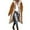 Brown, variant on Women's Reversible Teddy Long Coat â Oversized Shearling Zip-Up Hooded Jacket with Pockets, 2025 Winter Casual Outerwear